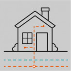 Grafik eines DSL-Anschlusses